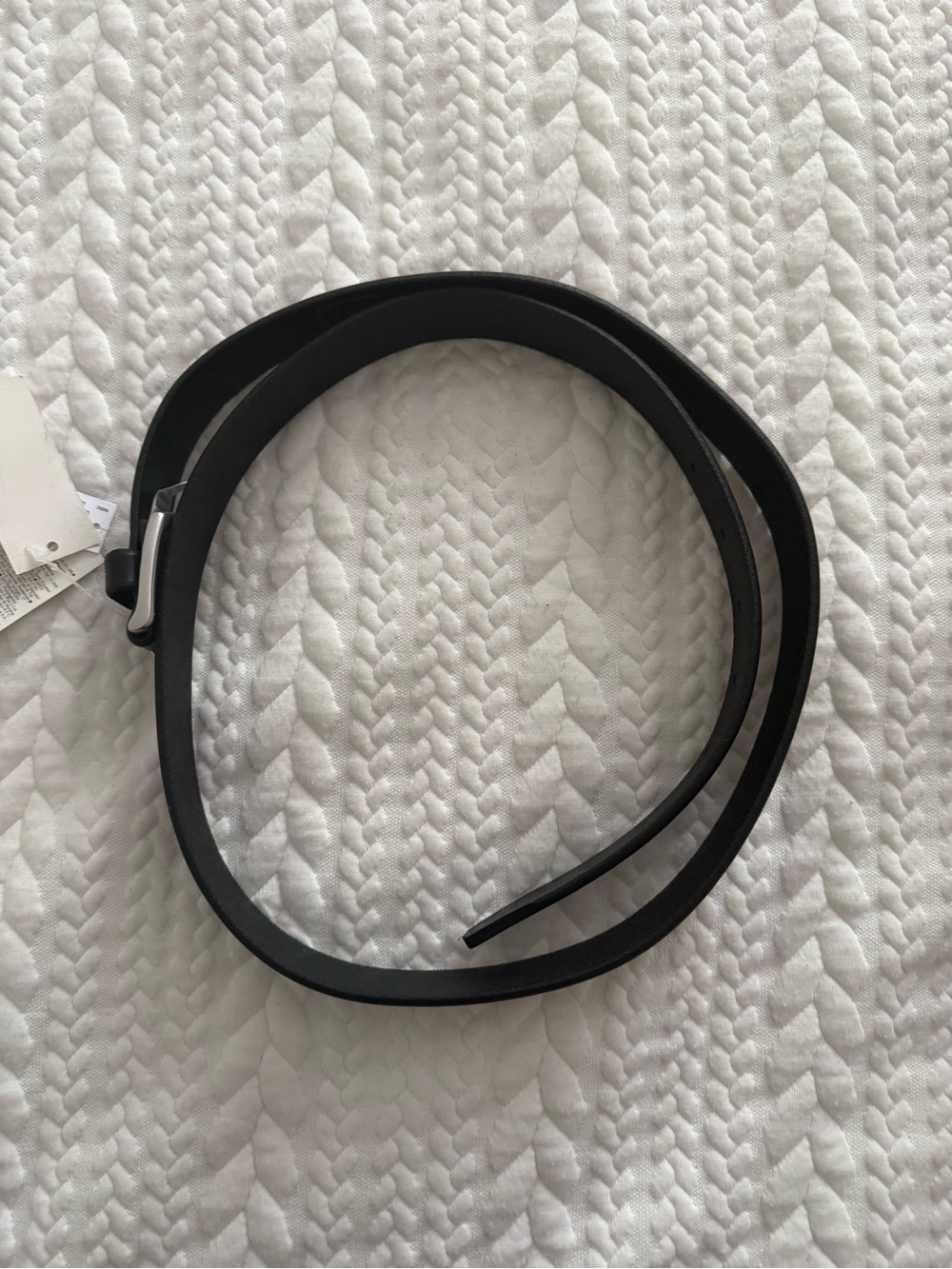 GAP Black Smooth Leather Belt Length: 40